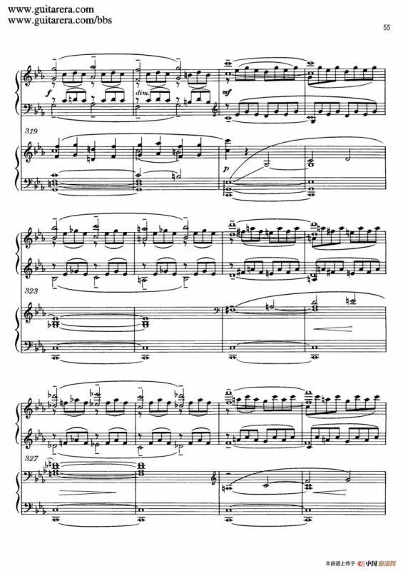 c小调第二钢琴协奏曲 Op.18（双钢琴·第一乐章）