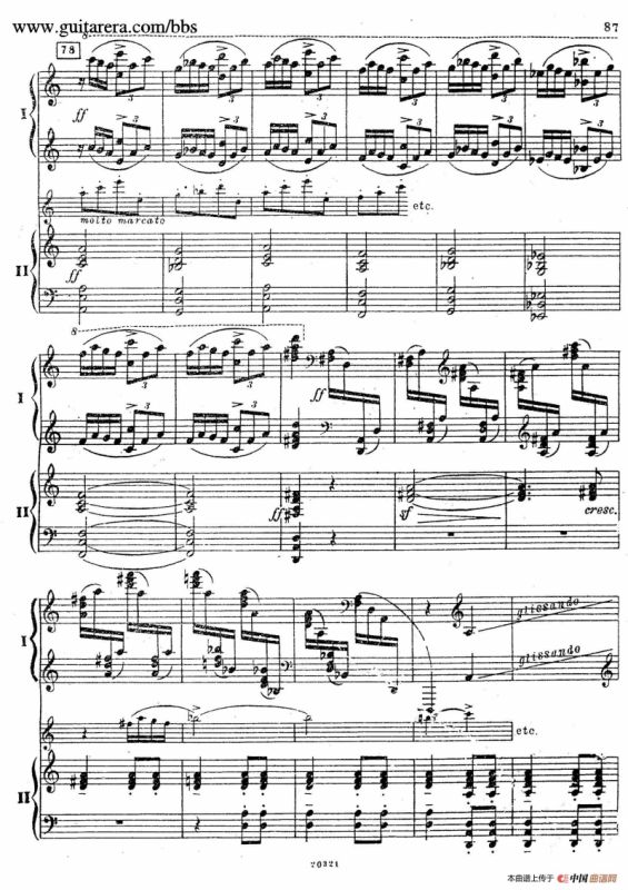 Rhapsody On A Theme Of Paganini Op.43（帕格尼尼主题狂想曲·双钢琴）（P61——87）