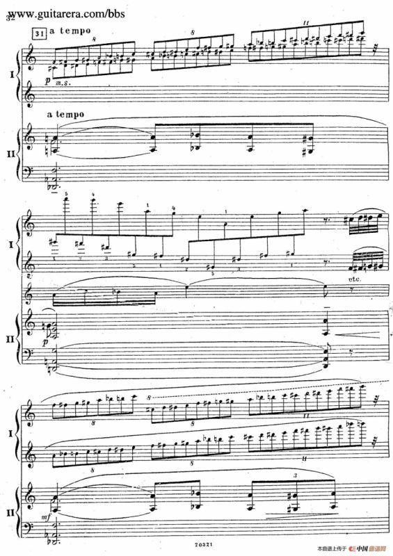 Rhapsody On A Theme Of Paganini Op.43（帕格尼尼主题狂想曲·双钢琴）（P21——40）