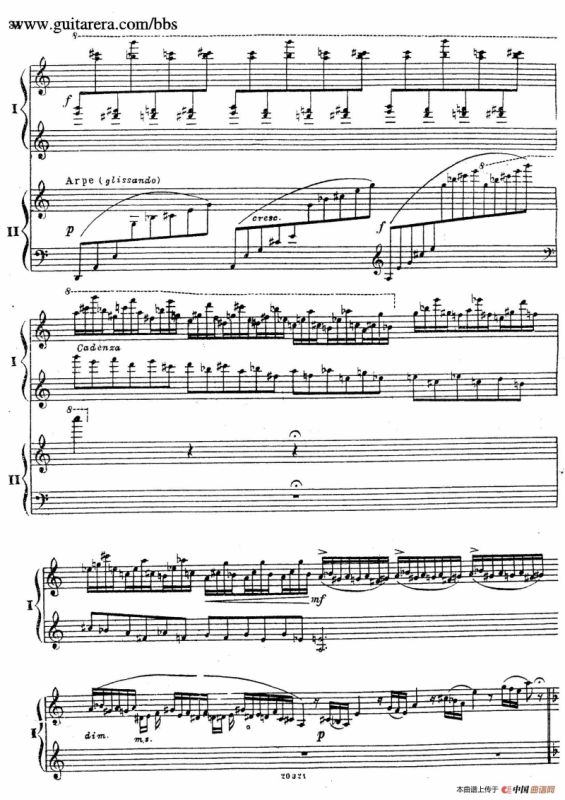 Rhapsody On A Theme Of Paganini Op.43（帕格尼尼主题狂想曲·双钢琴）（P21——40）