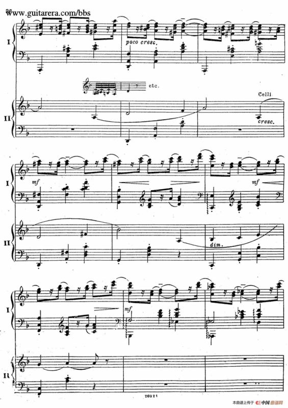 Rhapsody On A Theme Of Paganini Op.43（帕格尼尼主题狂想曲·双钢琴）（P21——40）