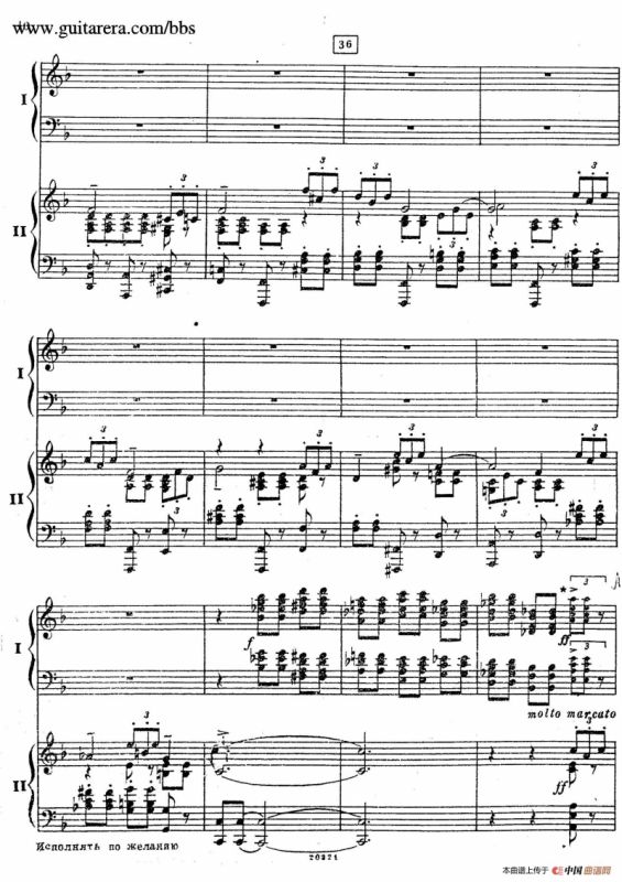Rhapsody On A Theme Of Paganini Op.43（帕格尼尼主题狂想曲·双钢琴）（P21——40）