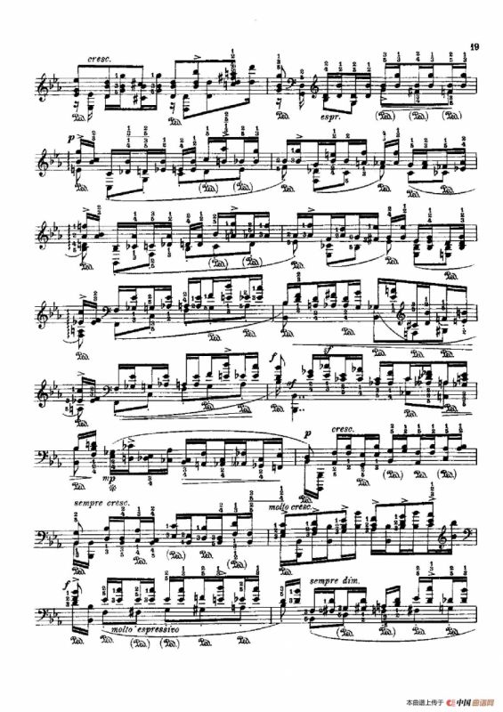 53首以肖邦练习曲为素材而作的练习曲（No.15A）