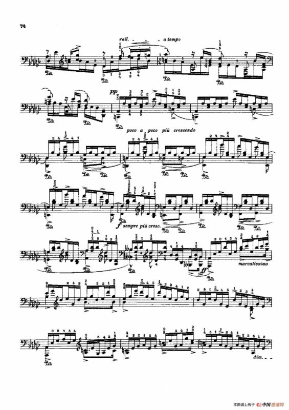 53首以肖邦练习曲为素材而作的练习曲（No.12A）