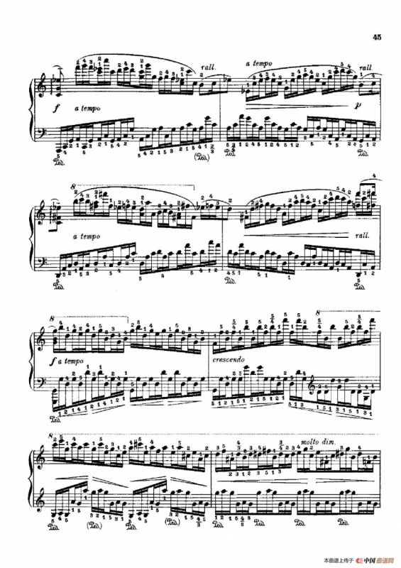 53首以肖邦练习曲为素材而作的练习曲（No.8）