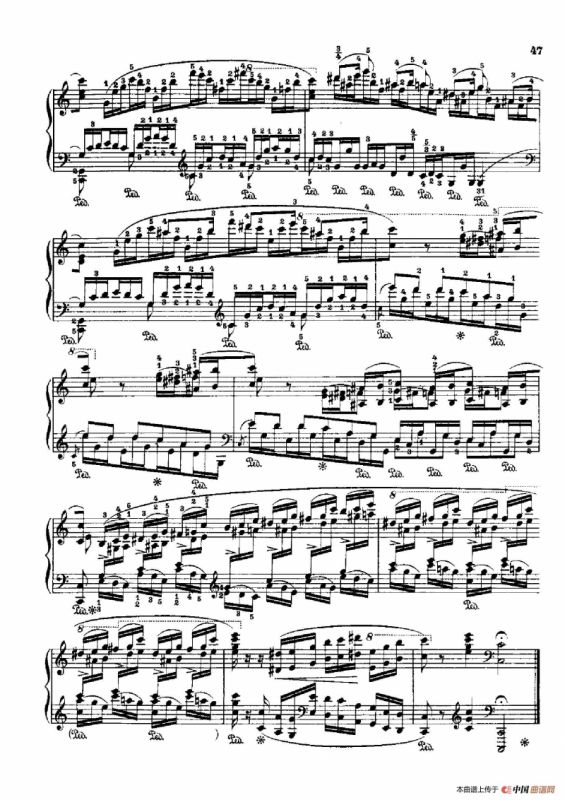 53首以肖邦练习曲为素材而作的练习曲（No.8）