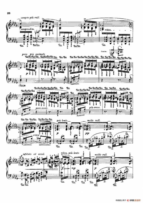 53首以肖邦练习曲为素材而作的练习曲（No.5）