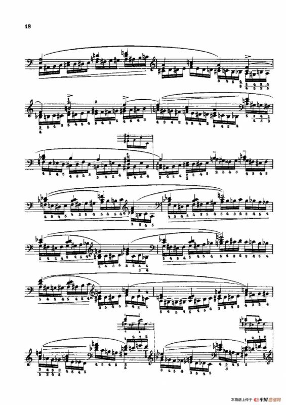 53首以肖邦练习曲为素材而作的练习曲（No.3）