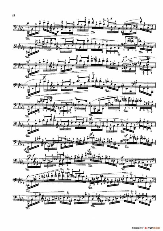 53首以肖邦练习曲为素材而作的练习曲（No.2）