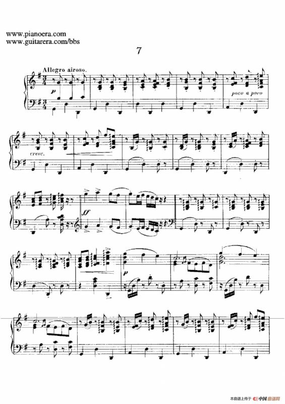 12 Spanish Danses Op.37（12首西班牙舞曲·7）