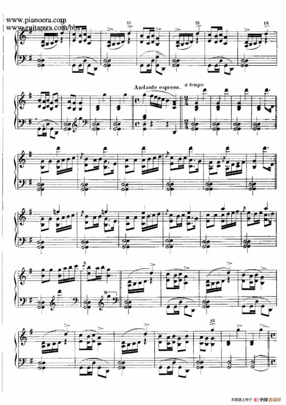 12 Spanish Danses Op.37（12首西班牙舞曲·4）