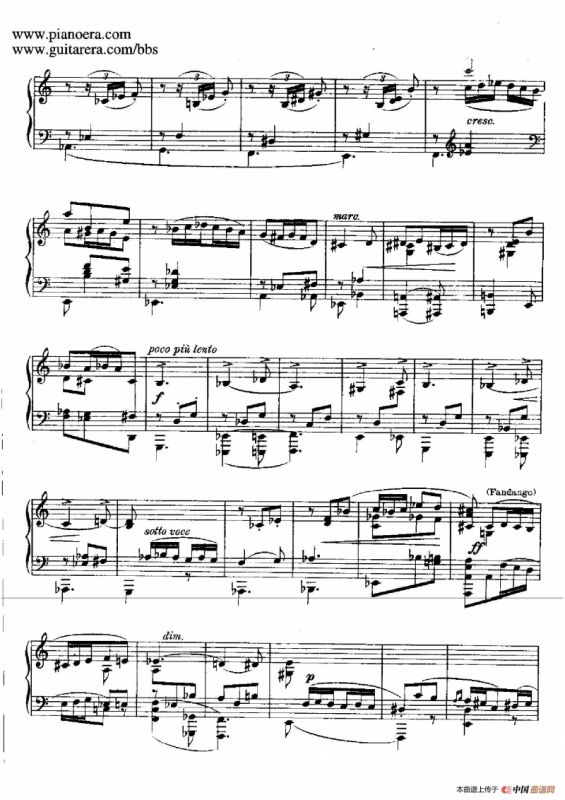 Goyescas（戈雅之画）（6. 幽灵的小夜曲 Serenata Del Espectro）