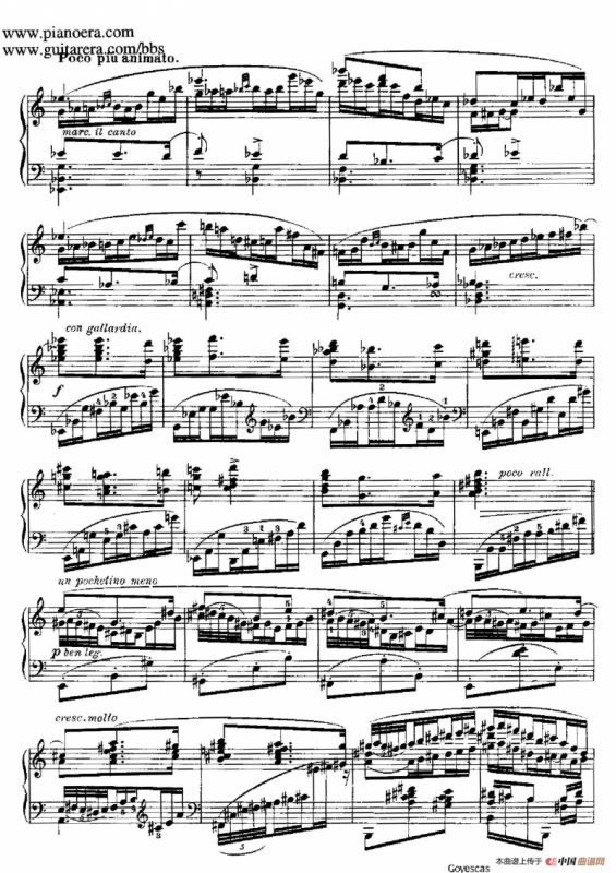 Goyescas（戈雅之画）（1. 爱的告白 Los Requiebros）