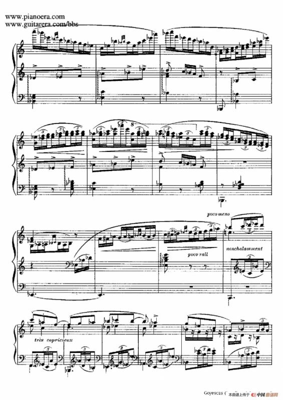 Goyescas（戈雅之画）（1. 爱的告白 Los Requiebros）