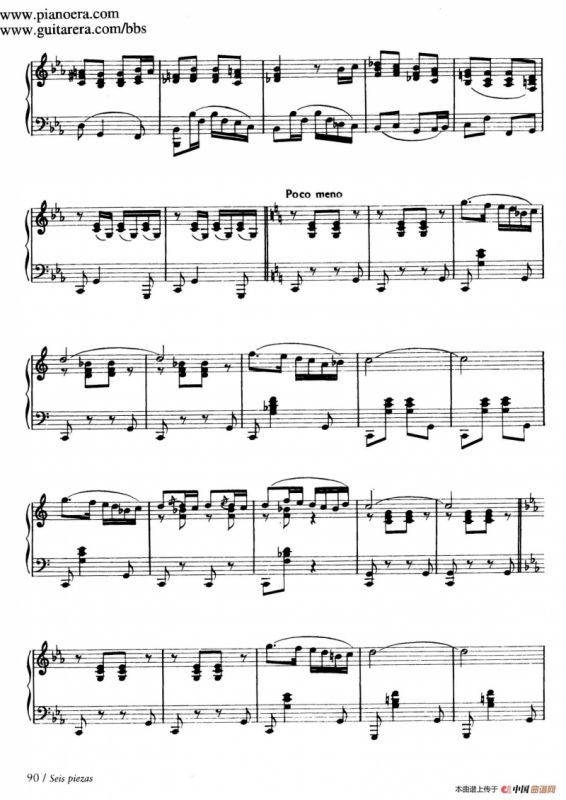 Six Pieces on Spanish Folksongs H.125（6首西班牙民谣小品·5. 东方进行曲 Marcha oriental）