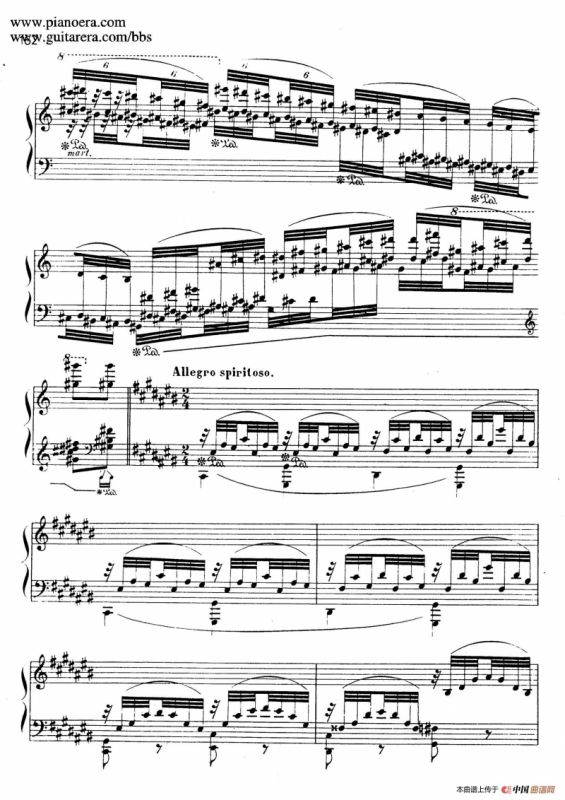 Allegro de Concierto（升C大调音乐会快板）