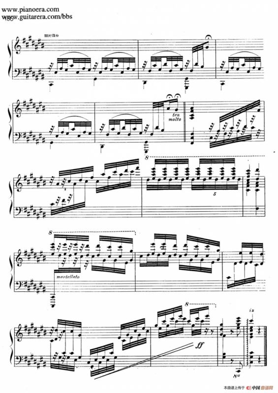 Allegro de Concierto（升C大调音乐会快板）