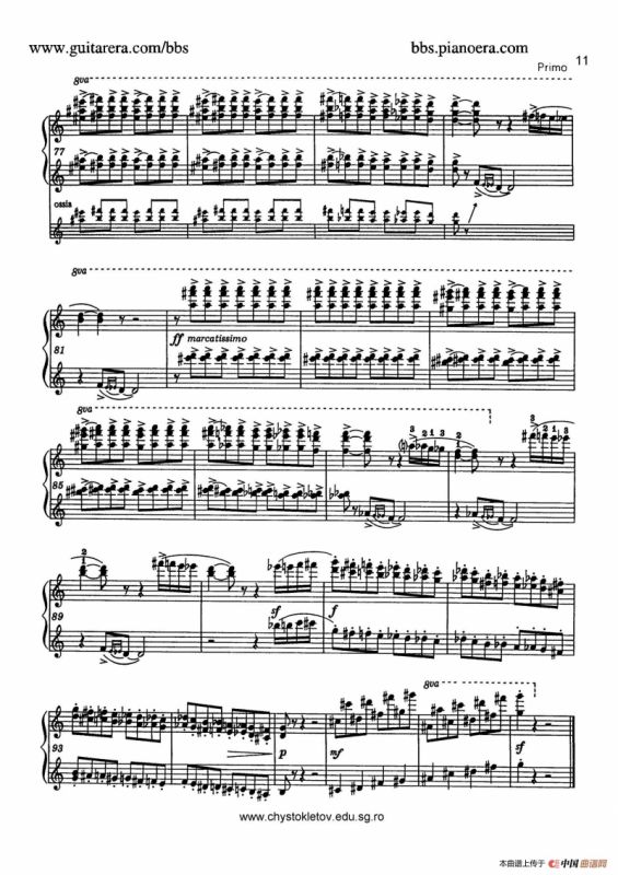 Sabre Dance（马刀舞曲）（四手联弹版）