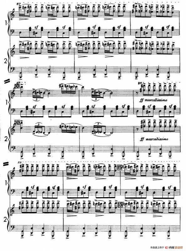 Sabre Dance（马刀舞曲）（双钢琴版）