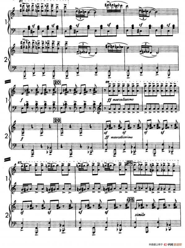 Sabre Dance（马刀舞曲）（双钢琴版）