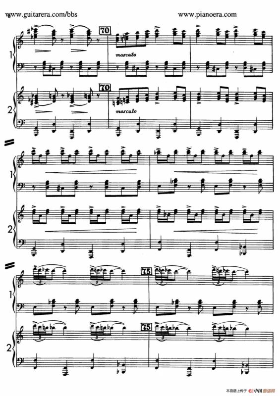 Sabre Dance（马刀舞曲）（双钢琴版）