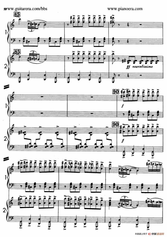 Sabre Dance（马刀舞曲）（双钢琴版）