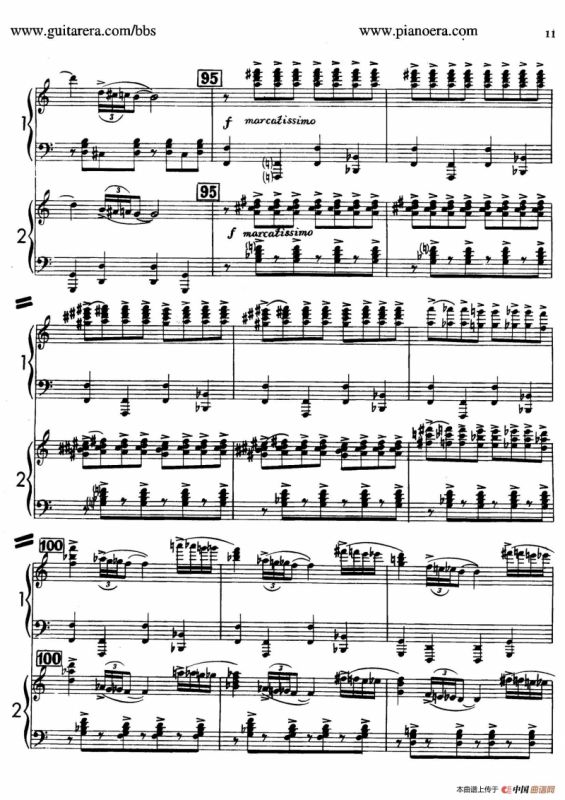 Sabre Dance（马刀舞曲）（双钢琴版）