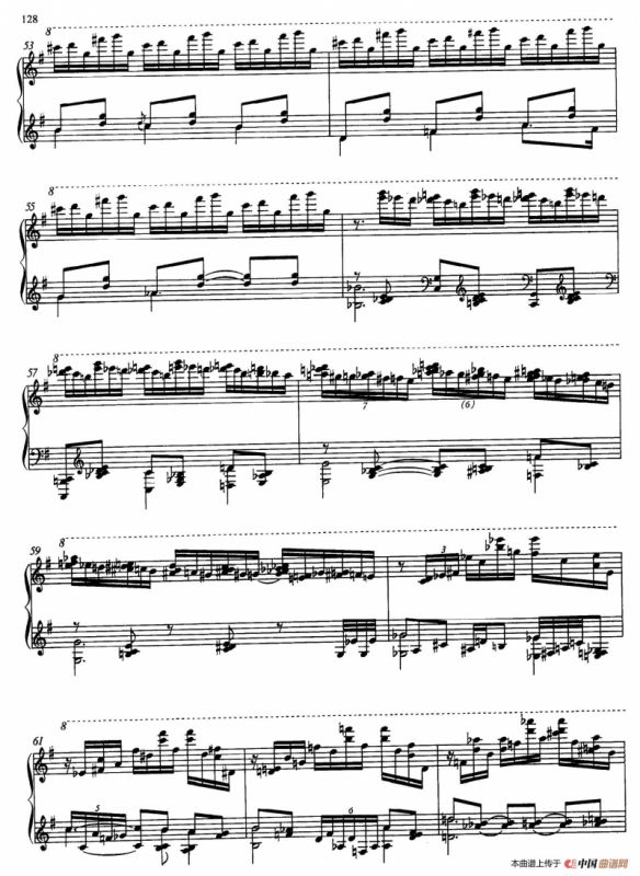 Sabre Dance（马刀舞曲）（齐夫拉改编钢琴独奏版）