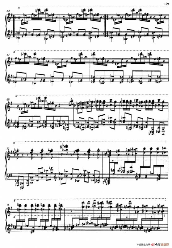 Sabre Dance（马刀舞曲）（齐夫拉改编钢琴独奏版）