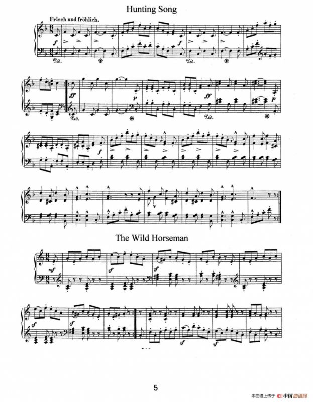 Album für die Jugend Op.68（儿童钢琴曲集）