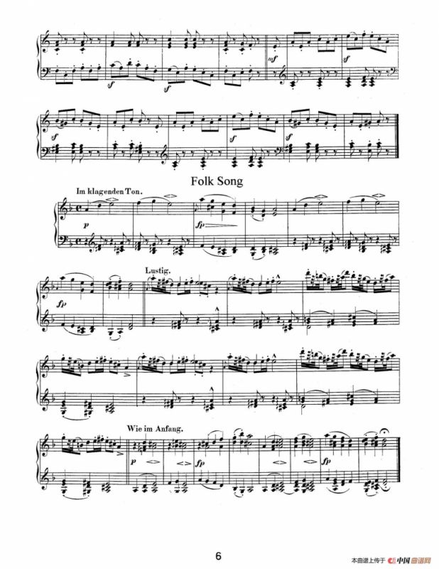 Album für die Jugend Op.68（儿童钢琴曲集）