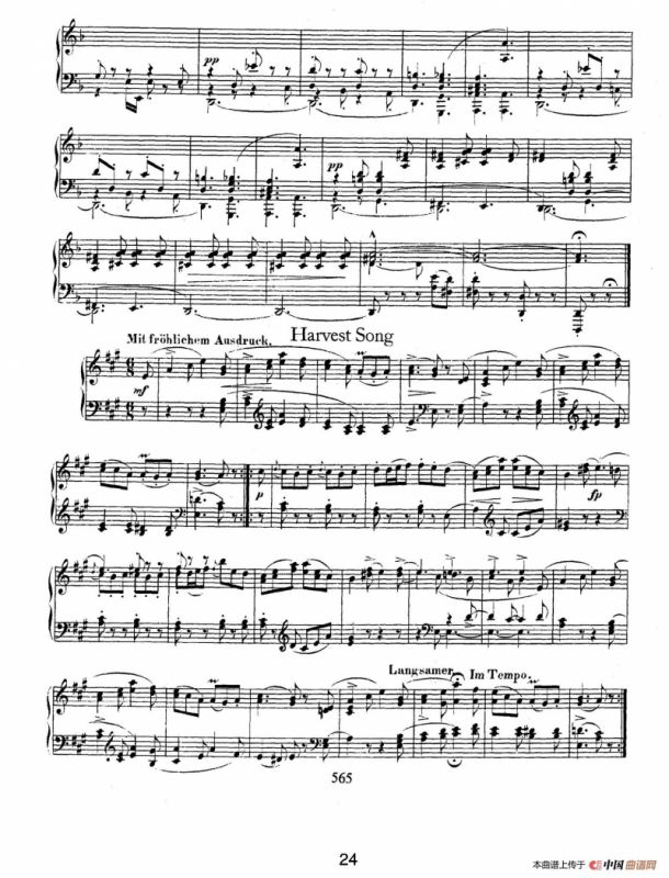 Album für die Jugend Op.68（儿童钢琴曲集）