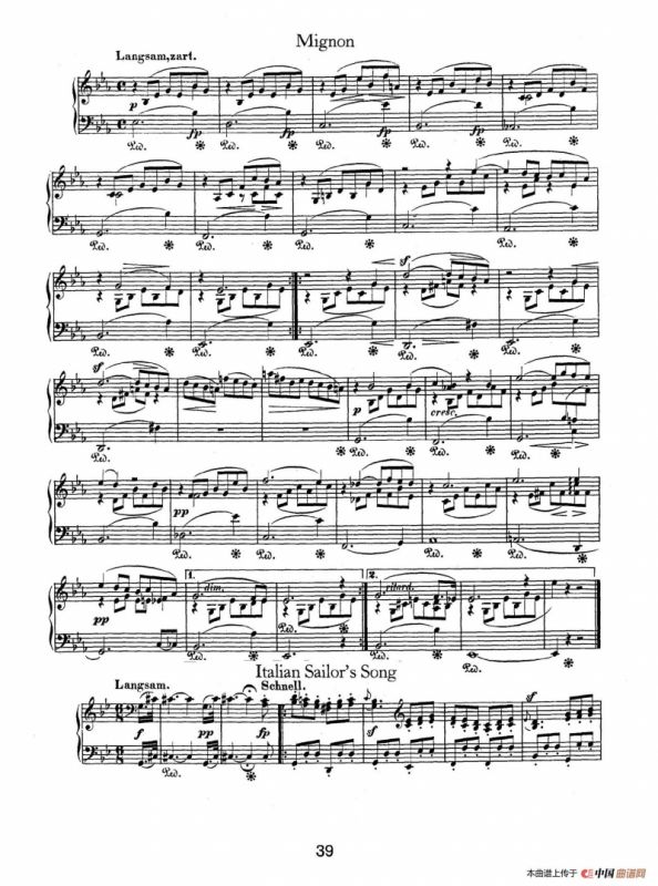 Album für die Jugend Op.68（儿童钢琴曲集）