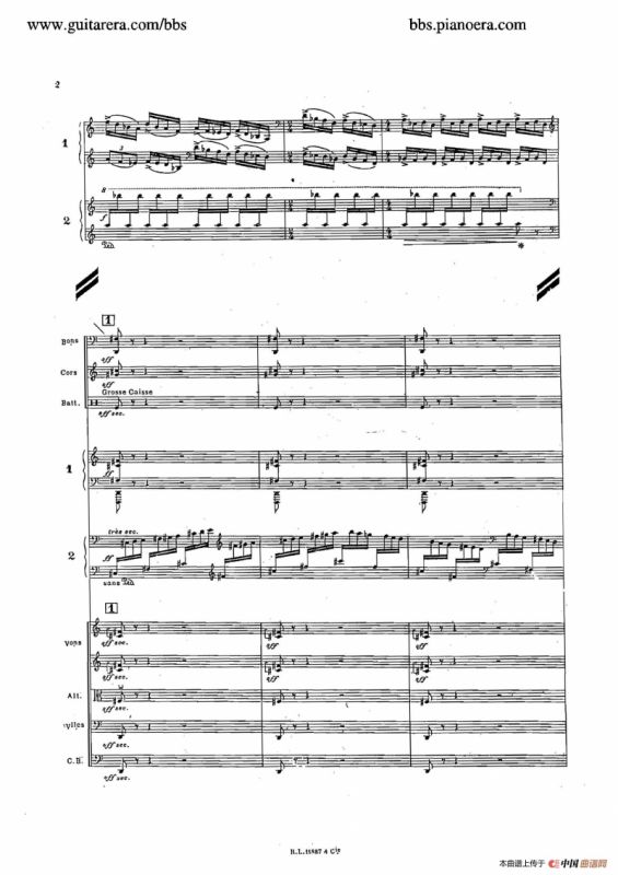 Concerto for 2 Pianos in d Minor（d小调双钢琴协奏曲·总谱）