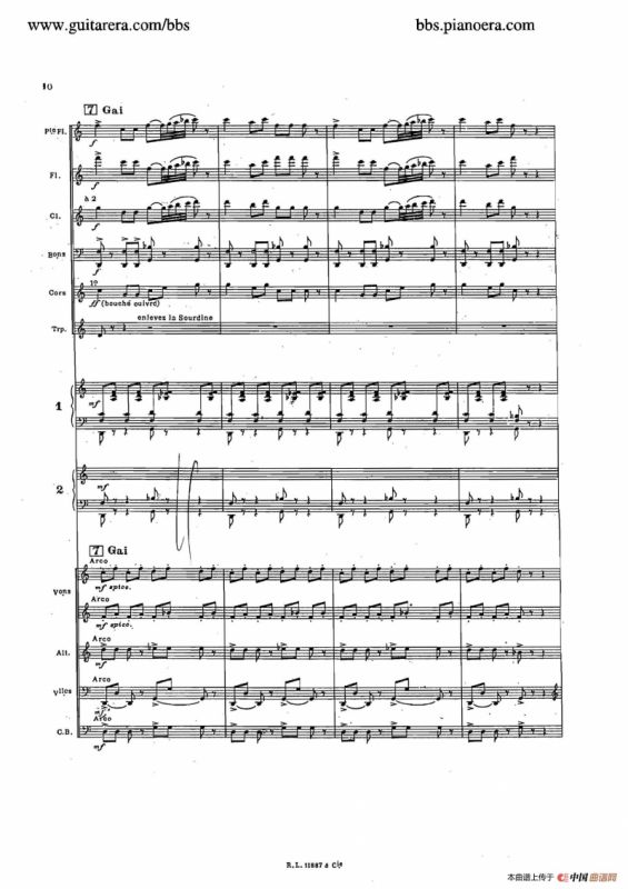 Concerto for 2 Pianos in d Minor（d小调双钢琴协奏曲·总谱）