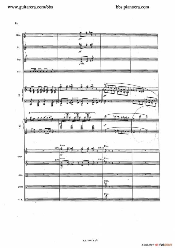 Concerto for 2 Pianos in d Minor（d小调双钢琴协奏曲·总谱）