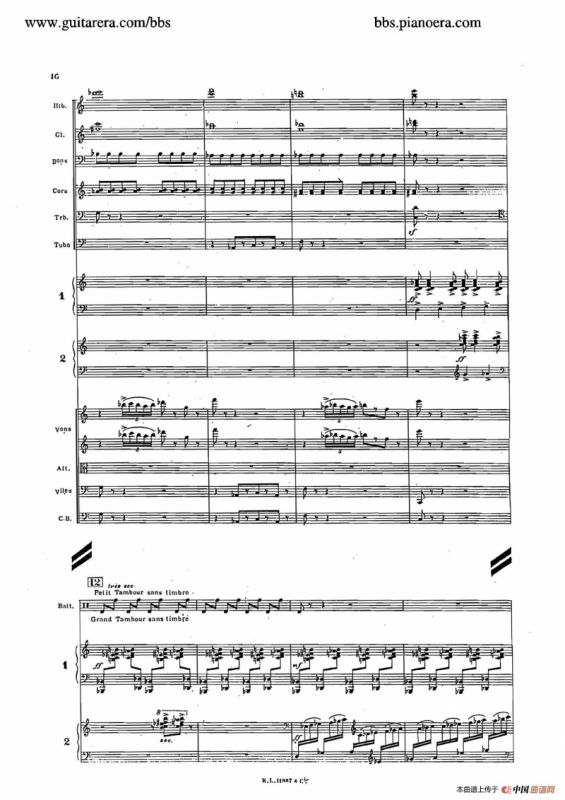 Concerto for 2 Pianos in d Minor（d小调双钢琴协奏曲·总谱）