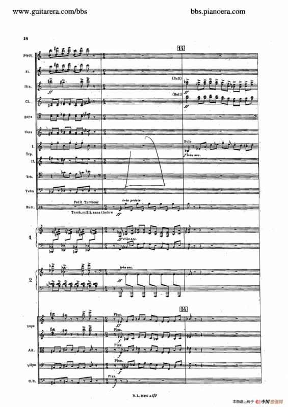 Concerto for 2 Pianos in d Minor（d小调双钢琴协奏曲·总谱）