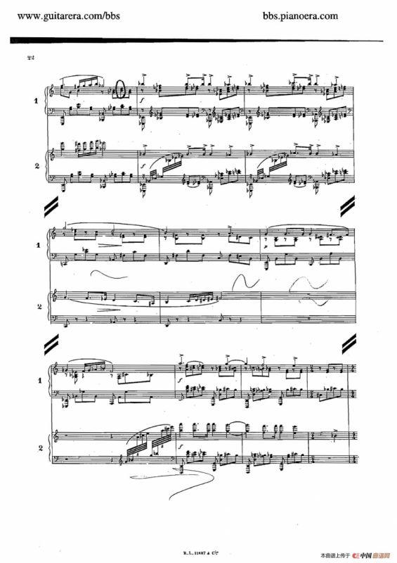 Concerto for 2 Pianos in d Minor（d小调双钢琴协奏曲·总谱）