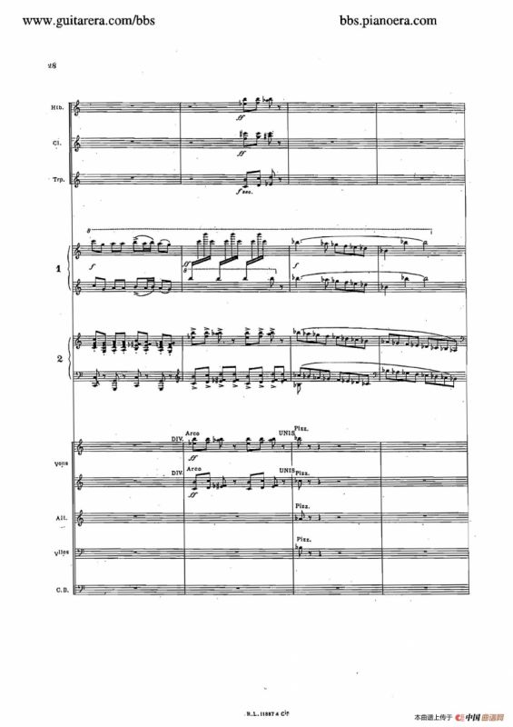 Concerto for 2 Pianos in d Minor（d小调双钢琴协奏曲·总谱）