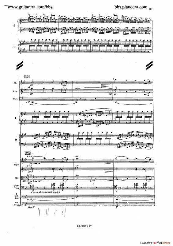 Concerto for 2 Pianos in d Minor（d小调双钢琴协奏曲·总谱）