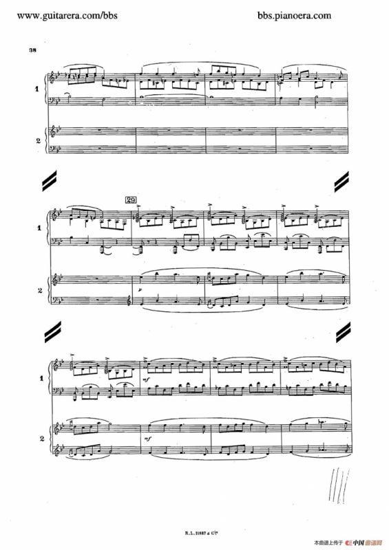 Concerto for 2 Pianos in d Minor（d小调双钢琴协奏曲·总谱）
