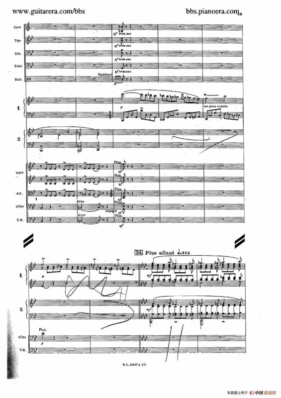 Concerto for 2 Pianos in d Minor（d小调双钢琴协奏曲·总谱）