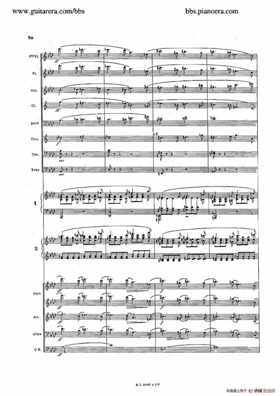 Concerto for 2 Pianos in d Minor（d小调双钢琴协奏曲·总谱）