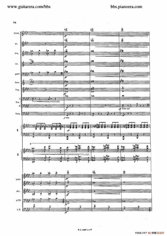 Concerto for 2 Pianos in d Minor（d小调双钢琴协奏曲·总谱）