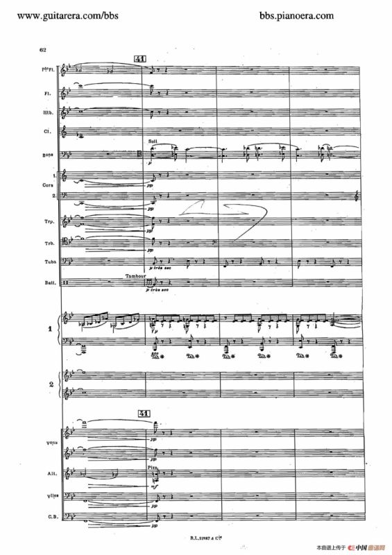 Concerto for 2 Pianos in d Minor（d小调双钢琴协奏曲·总谱）