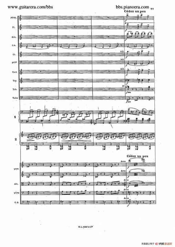 Concerto for 2 Pianos in d Minor（d小调双钢琴协奏曲·总谱）