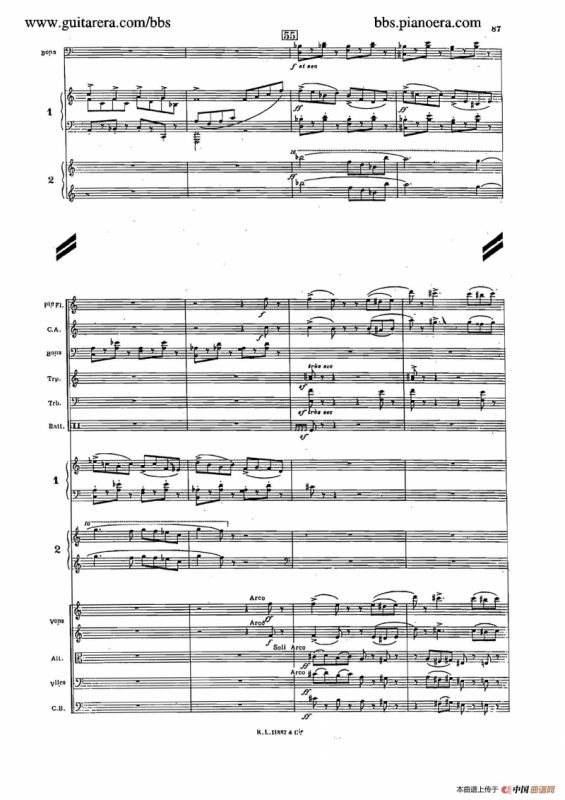 Concerto for 2 Pianos in d Minor（d小调双钢琴协奏曲·总谱）