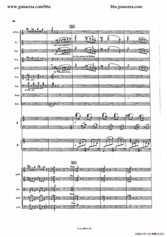 Concerto for 2 Pianos in d Minor（d小调双钢琴协奏曲·总谱）