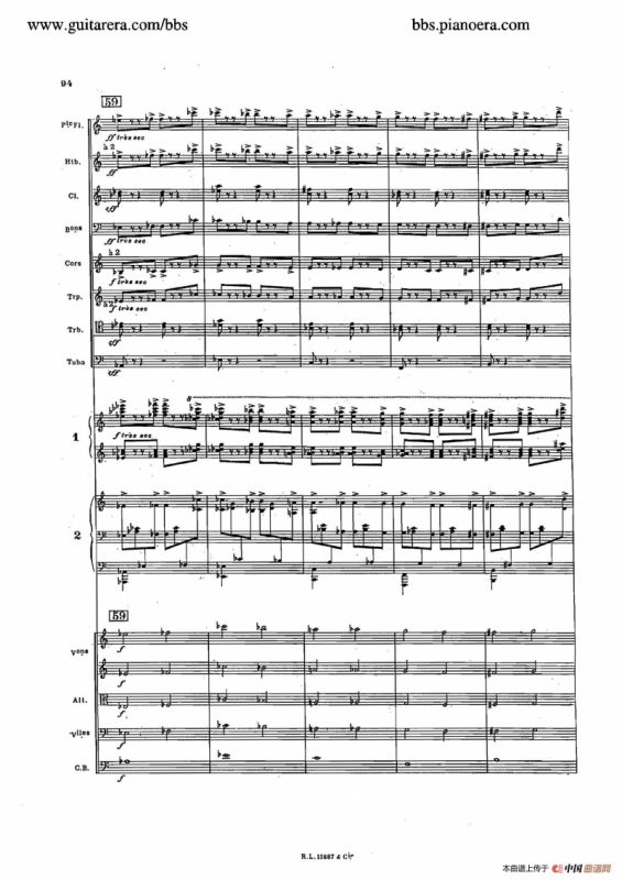 Concerto for 2 Pianos in d Minor（d小调双钢琴协奏曲·总谱）